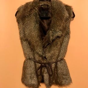 Guess Faux Fur Vest